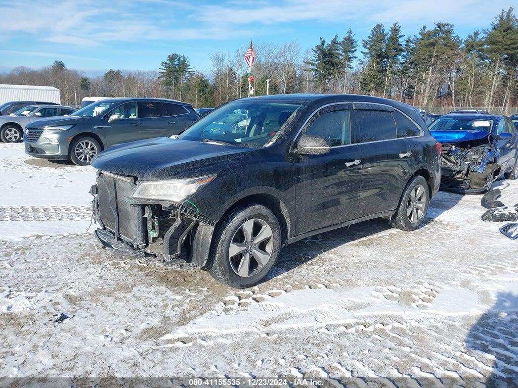 5FRYD4H28FB017660 2015 ACURA MDX photo no. 2