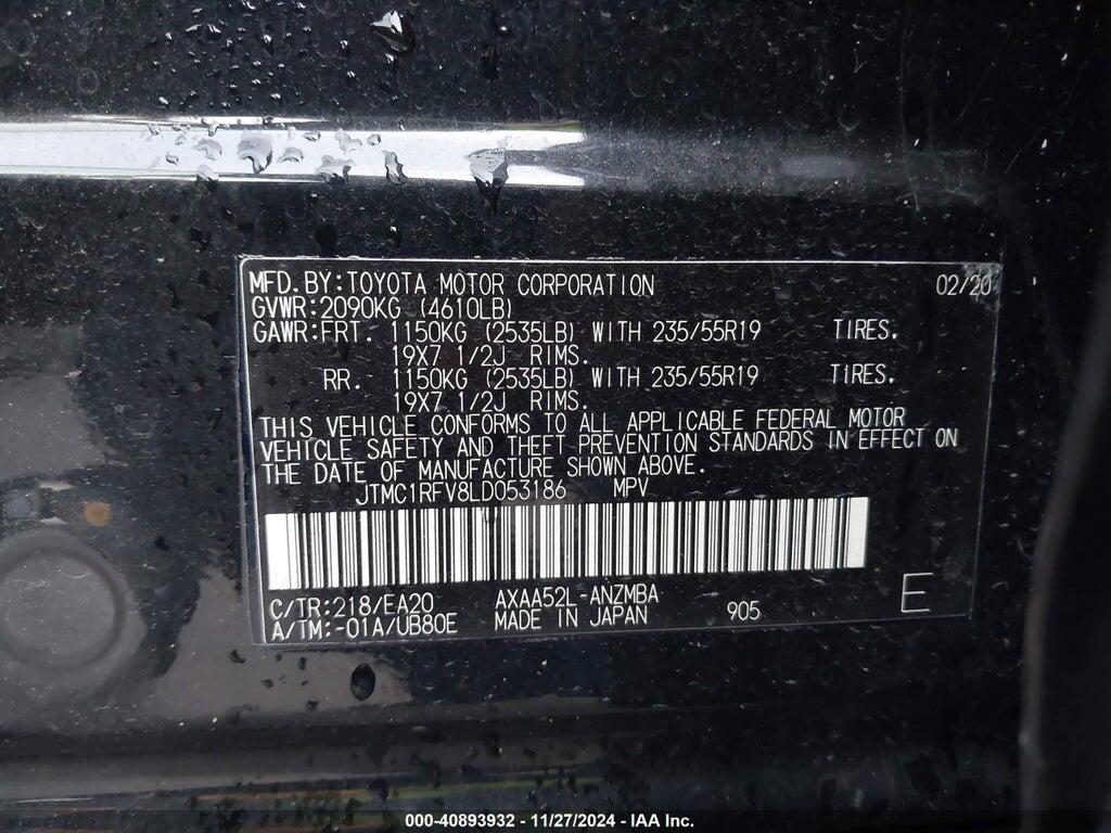 JTMC1RFV8LD053186 2020 TOYOTA RAV4 photo no. 9