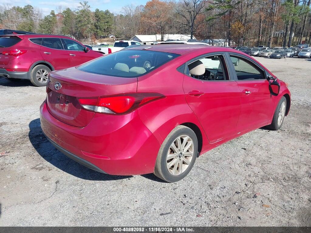 KMHDH4AE1EU083381 2014 HYUNDAI ELANTRA photo no. 4