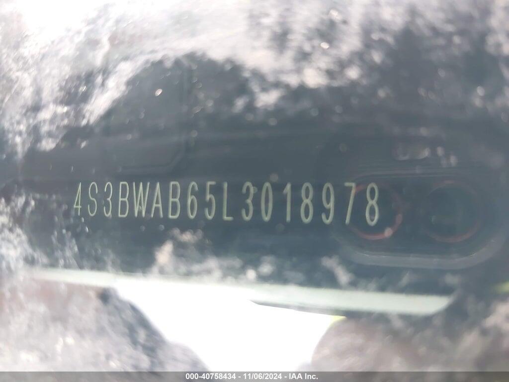 4S3BWAB65L3018978 2020 SUBARU LEGACY photo no. 9