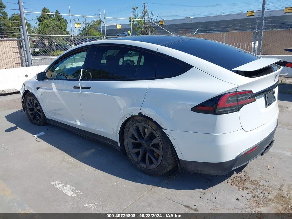 7SAXCAE52NF345994 2022 TESLA MODEL X photo no. 3
