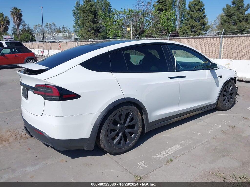 7SAXCAE52NF345994 2022 TESLA MODEL X photo no. 4