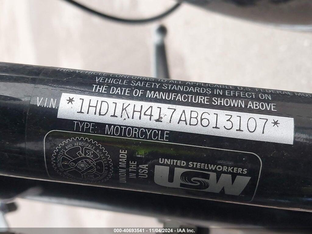 1HD1KH417AB613107 2010 HARLEY-DAVIDSON FLTRX photo no. 10