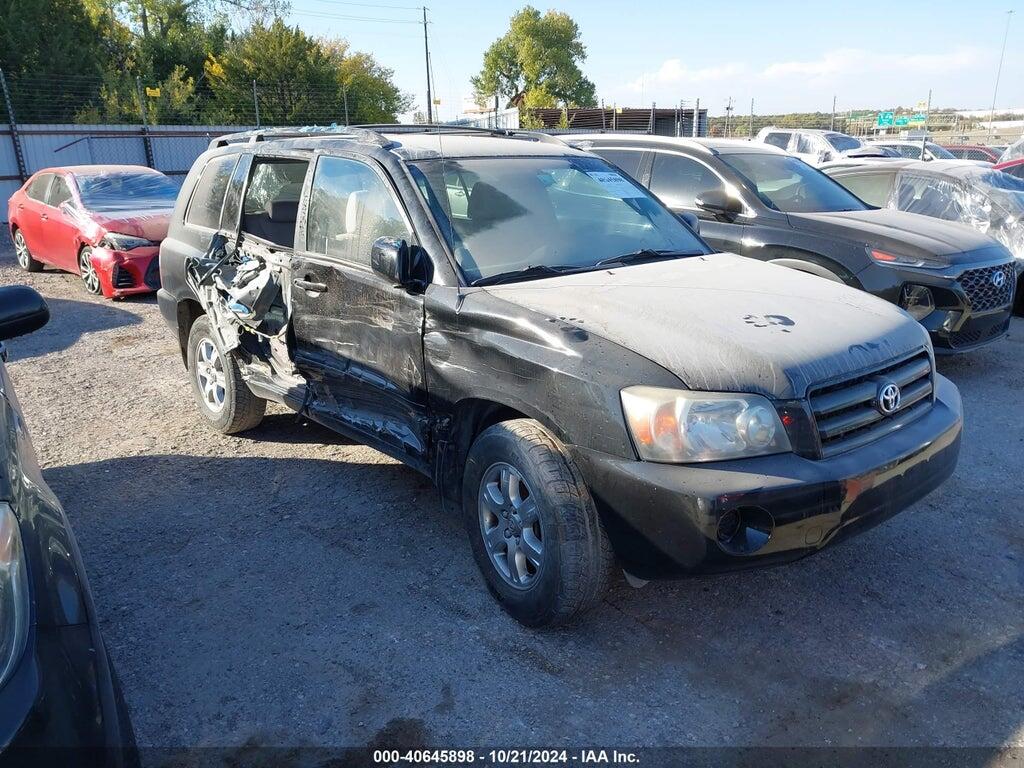 JTEGP21A940004210 2004 TOYOTA HIGHLANDER photo no. 1