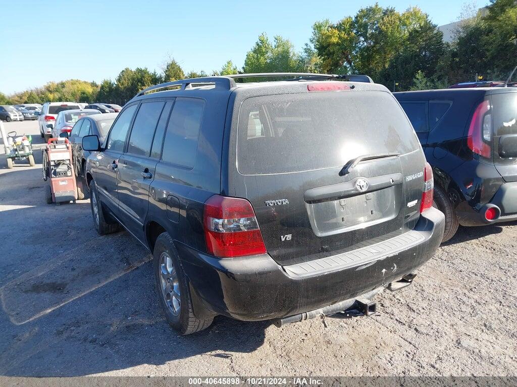 JTEGP21A940004210 2004 TOYOTA HIGHLANDER photo no. 3