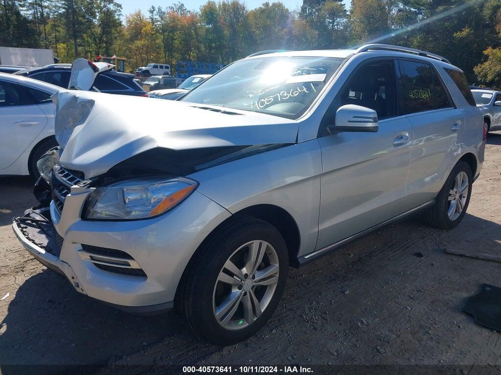 4JGDA5HBXDA227628 2013 MERCEDES-BENZ ML 350 photo no. 2