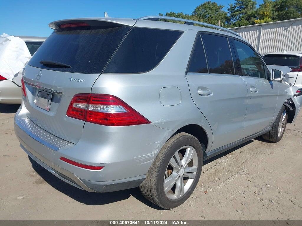 4JGDA5HBXDA227628 2013 MERCEDES-BENZ ML 350 photo no. 4