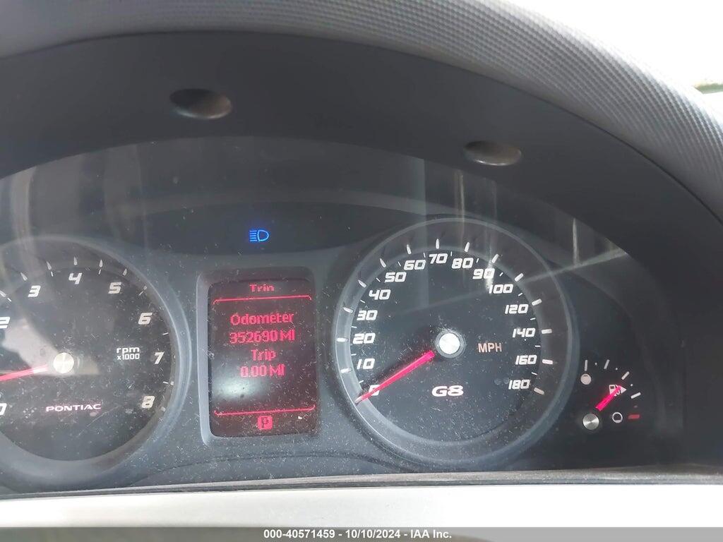 6G2ER57729L188101 2009 PONTIAC G8 photo no. 7
