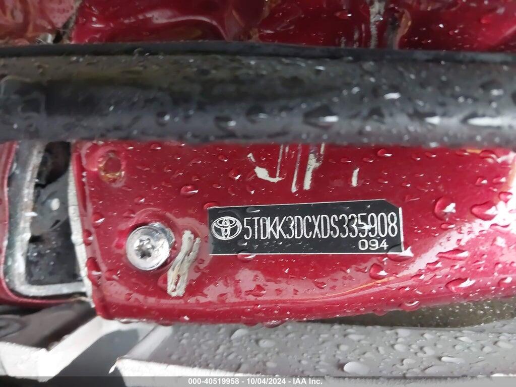 5TDKK3DCXDS335908 2013 TOYOTA SIENNA photo no. 9