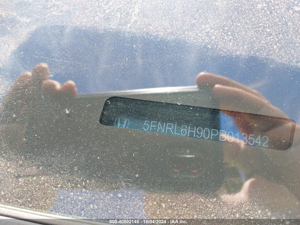 5FNRL6H90PB013542 2023 HONDA ODYSSEY photo no. 9