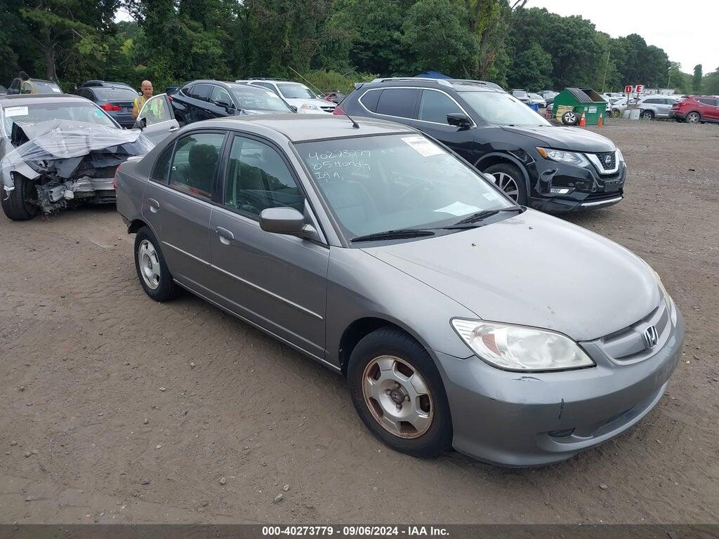 JHMES96635S005638 2005 HONDA CIVIC HYBRID photo no. 1