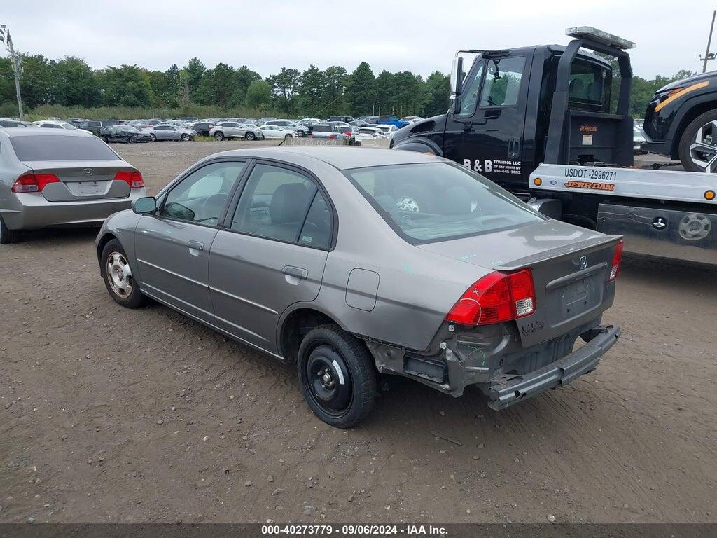 JHMES96635S005638 2005 HONDA CIVIC HYBRID photo no. 3
