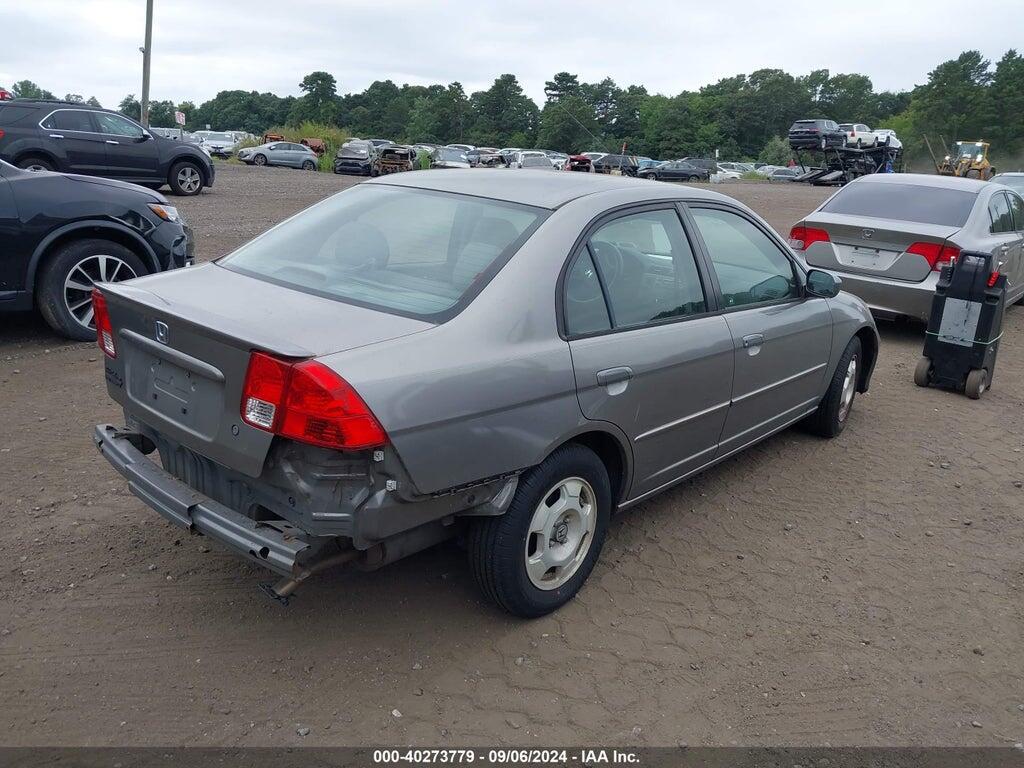 JHMES96635S005638 2005 HONDA CIVIC HYBRID photo no. 4