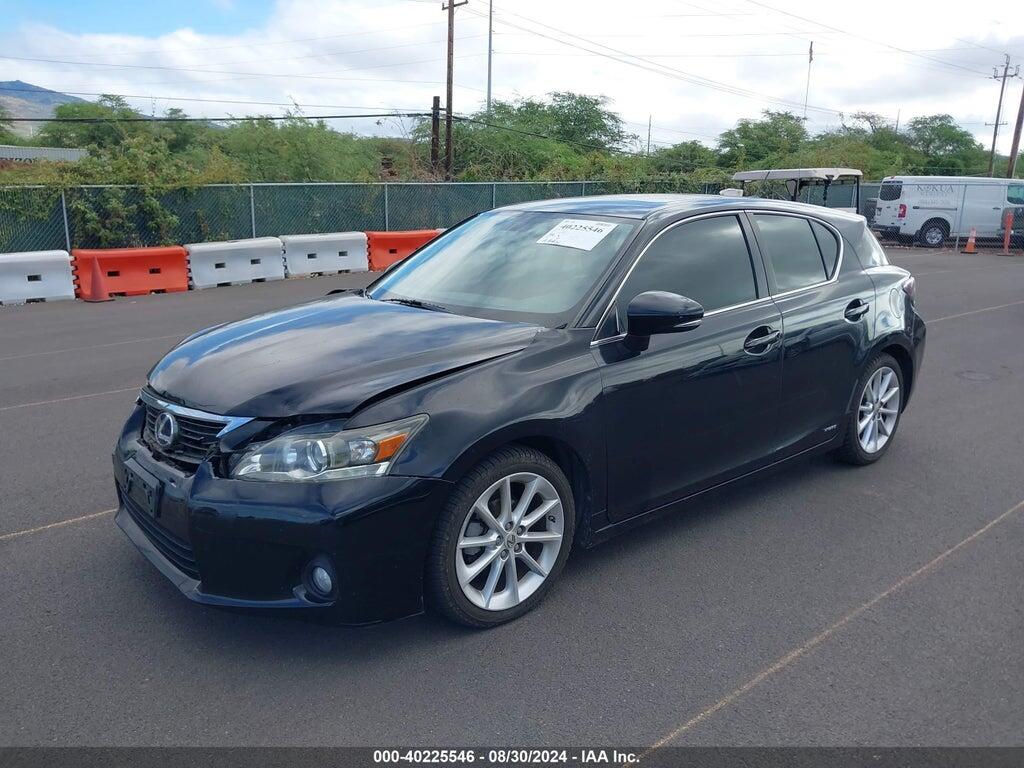 JTHKD5BH2D2126978 2013 LEXUS CT 200H photo no. 2
