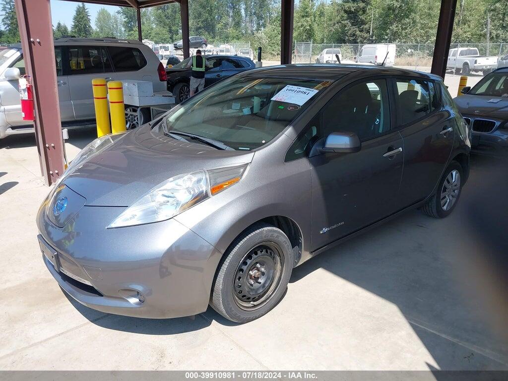 1N4AZ0CP2FC303684 2015 NISSAN LEAF photo no. 2
