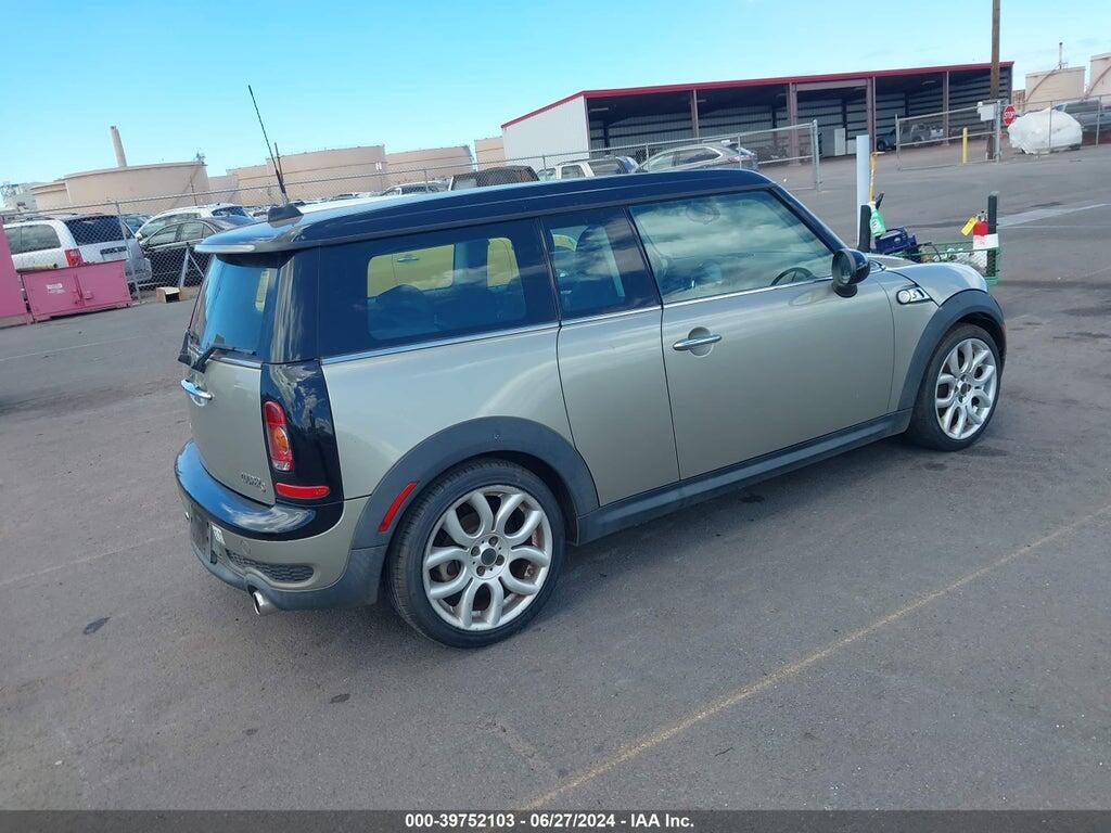 WMWMM33518TP71900 2008 MINI COOPER S CLUBMAN photo no. 4