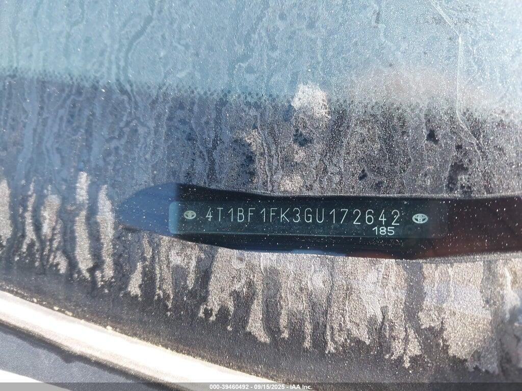 4T1BF1FK3GU172642 2016 TOYOTA CAMRY photo no. 9