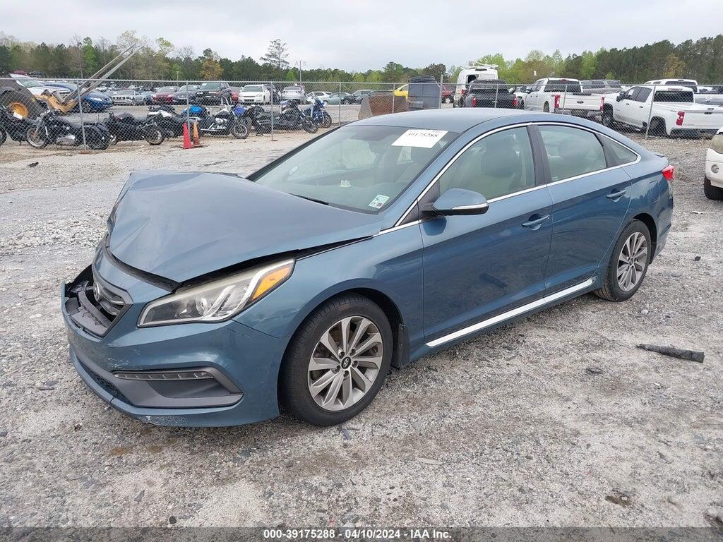 5NPE34AF9FH238397 2015 HYUNDAI SONATA photo no. 2