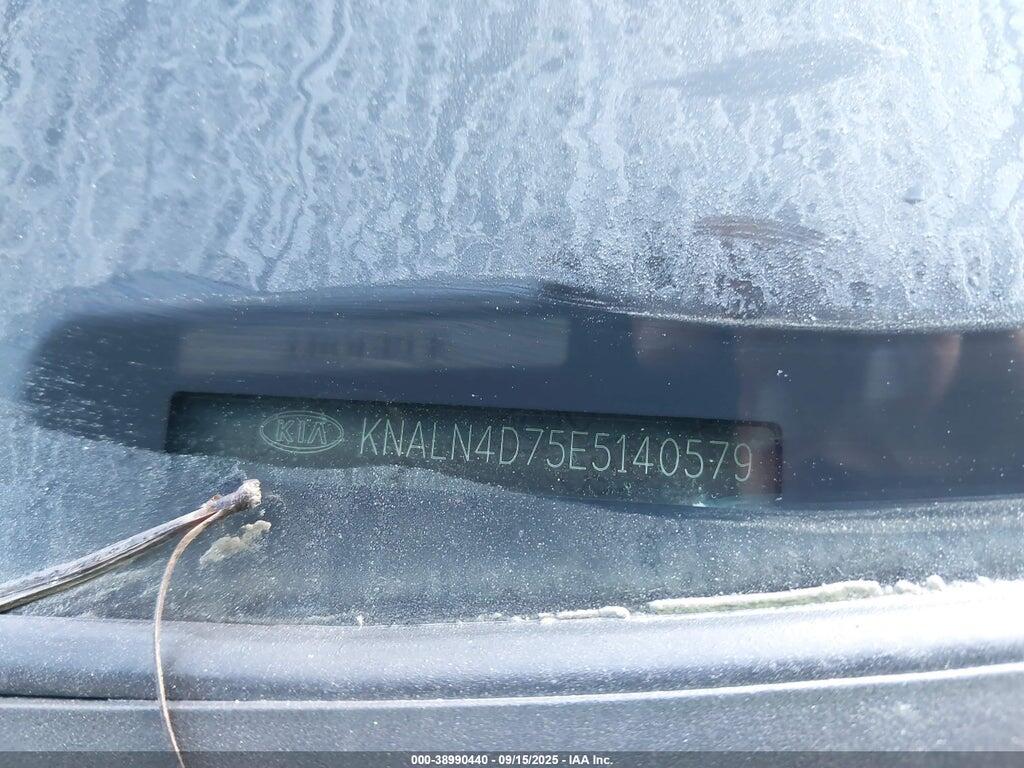 KNALN4D75E5140579 2014 KIA CADENZA photo no. 9