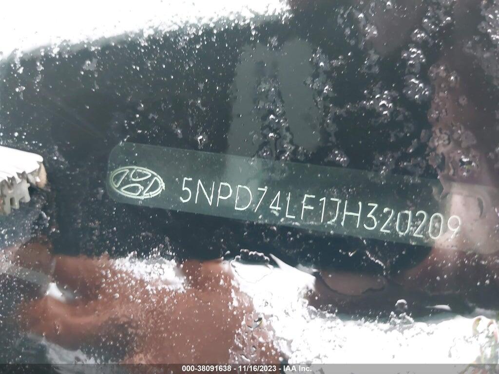 5NPD74LF1JH320209 2018 HYUNDAI ELANTRA photo no. 9