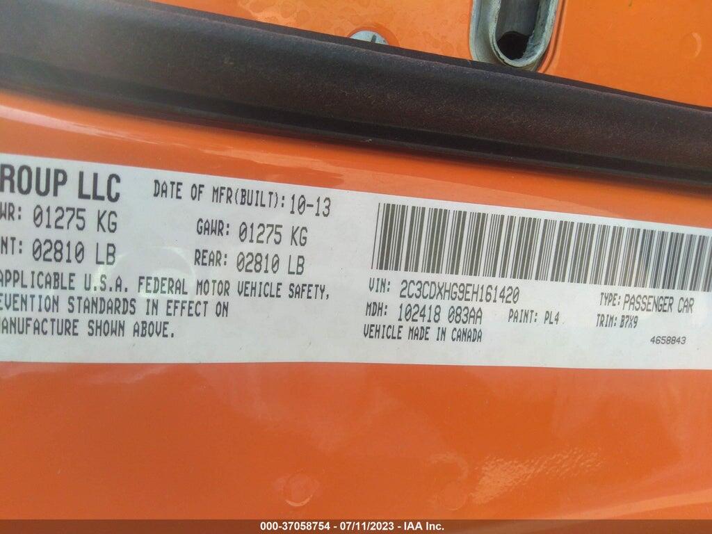 2C3CDXHG9EH161420 2014 DODGE CHARGER photo no. 9