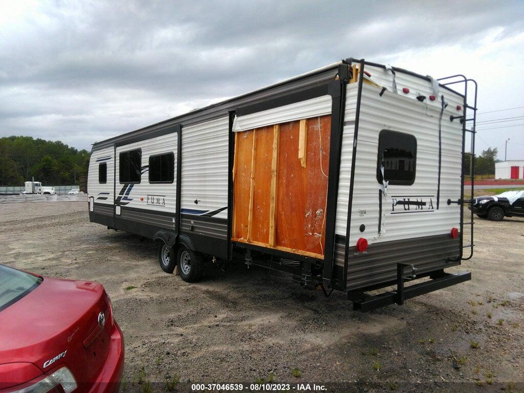 4X4TPUG27MP092013 2021 FOREST RIVER PUMA TRAVEL TRAILER photo no. 3