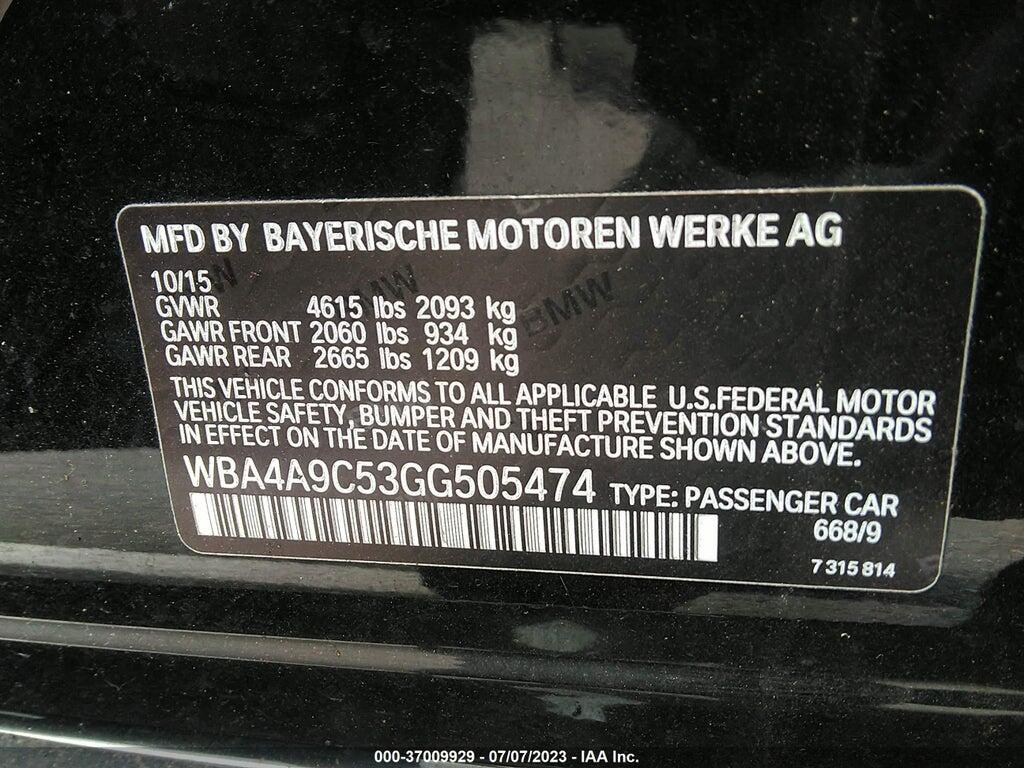 WBA4A9C53GG505474 2016 BMW 428I GRAN COUPE photo no. 9