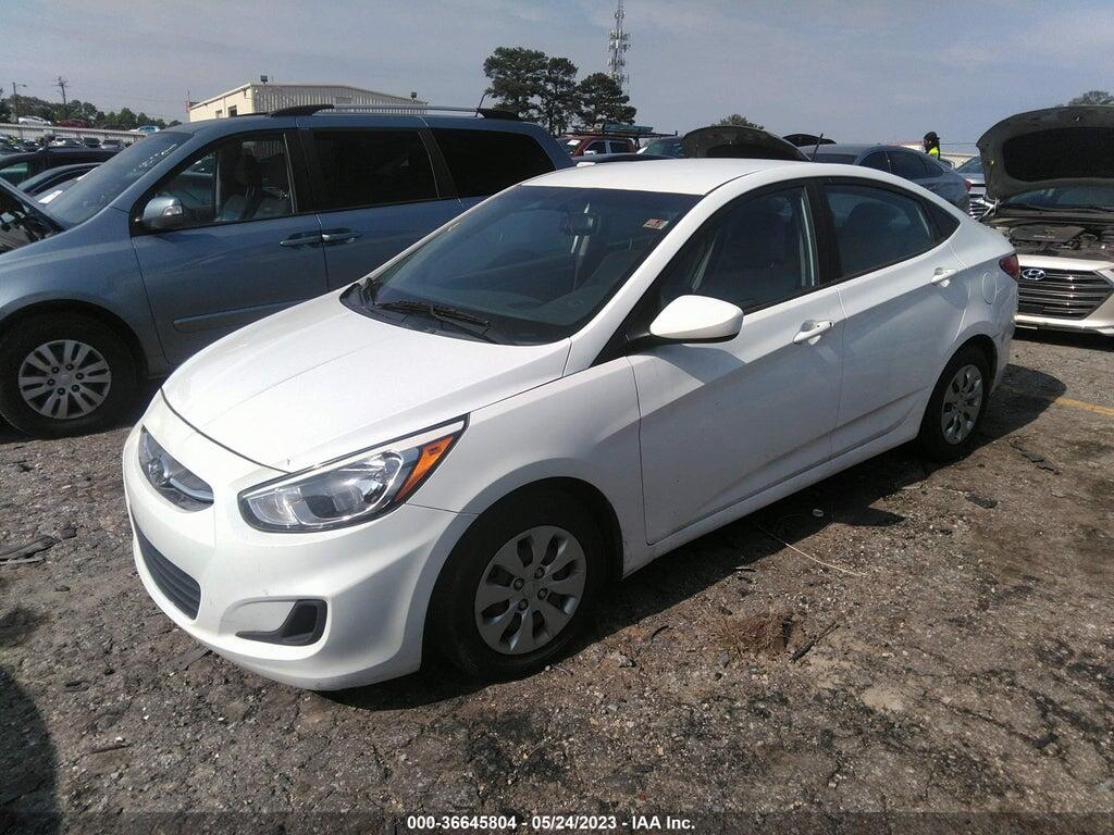 KMHCT4AE4GU156921 2016 HYUNDAI ACCENT photo no. 2