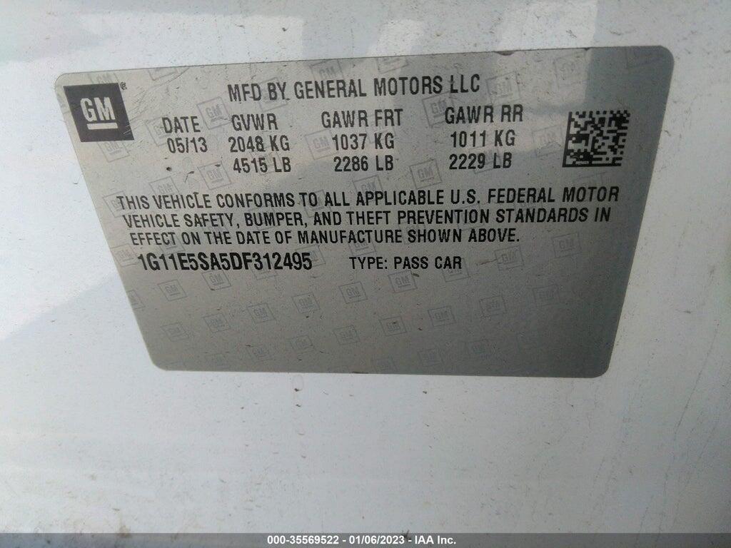 1G11E5SA5DF312495 2013 CHEVROLET MALIBU photo no. 9