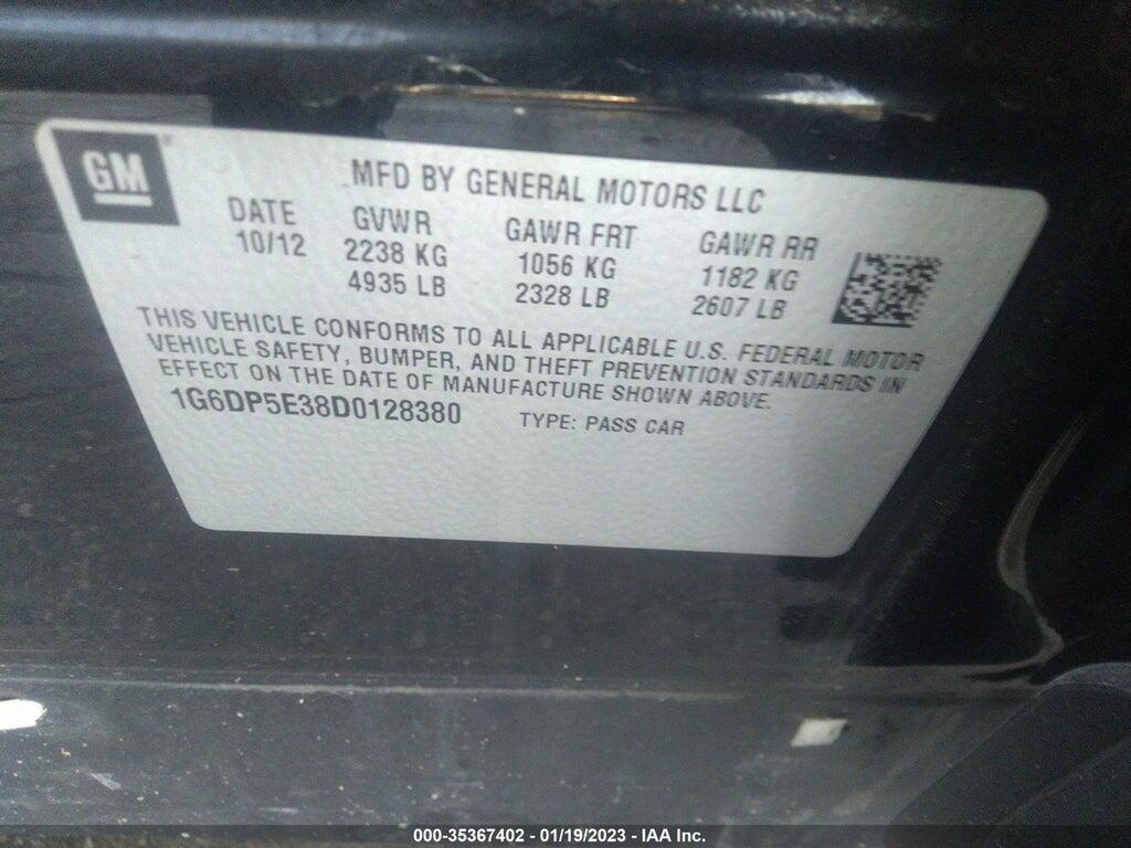 1G6DP5E38D0128380 2013 CADILLAC CTS photo no. 9