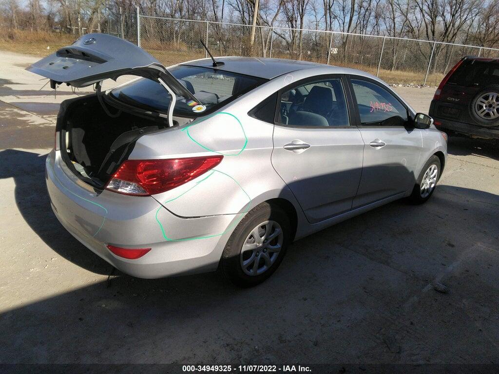 KMHCT4AE3EU719678 2014 HYUNDAI ACCENT photo no. 4