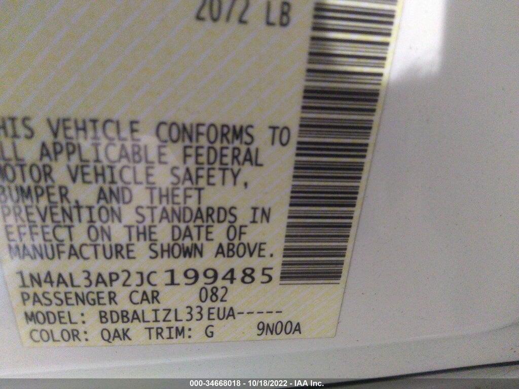1N4AL3AP2JC199485 2018 NISSAN ALTIMA photo no. 9