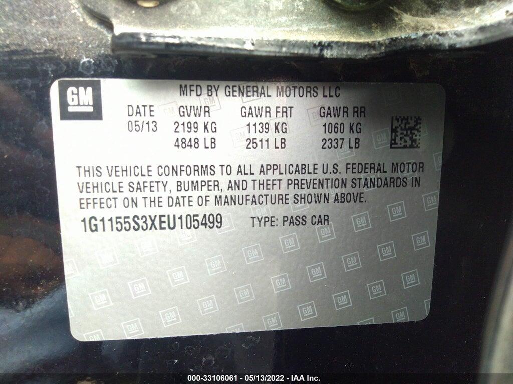 1G1155S3XEU105499 2014 CHEVROLET IMPALA photo no. 9