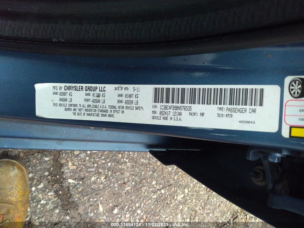1C3BC4FB9BN576535 2011 CHRYSLER 200 photo no. 9