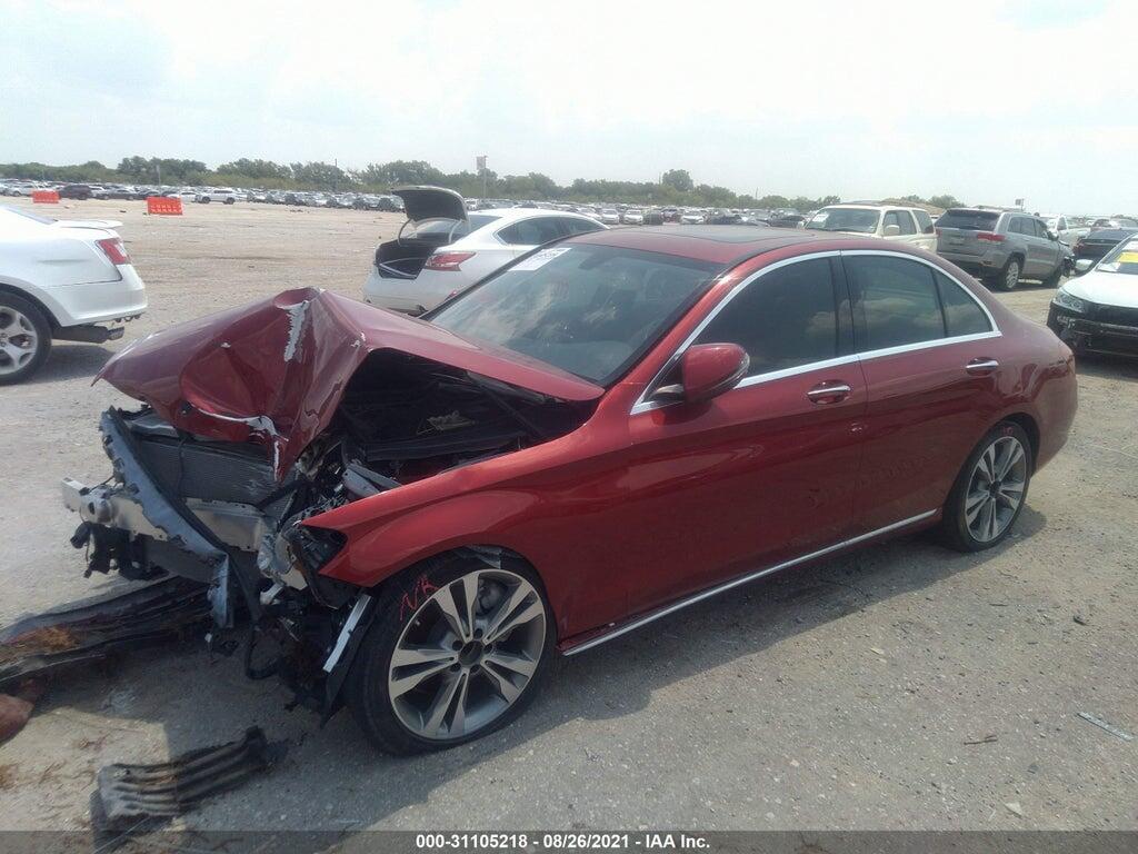55SWF4JB5JU272027 2018 MERCEDES-BENZ C 300 photo no. 2