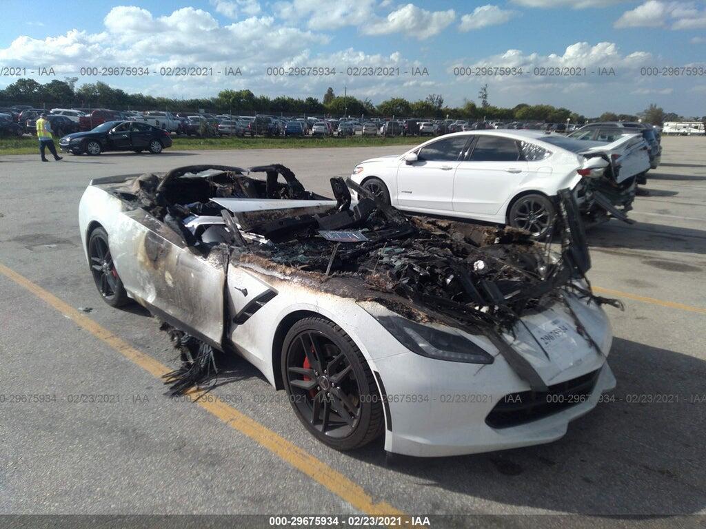 2014 CHEVROLET CORVETTE STINGRAY 1GG1DM2D73E512033