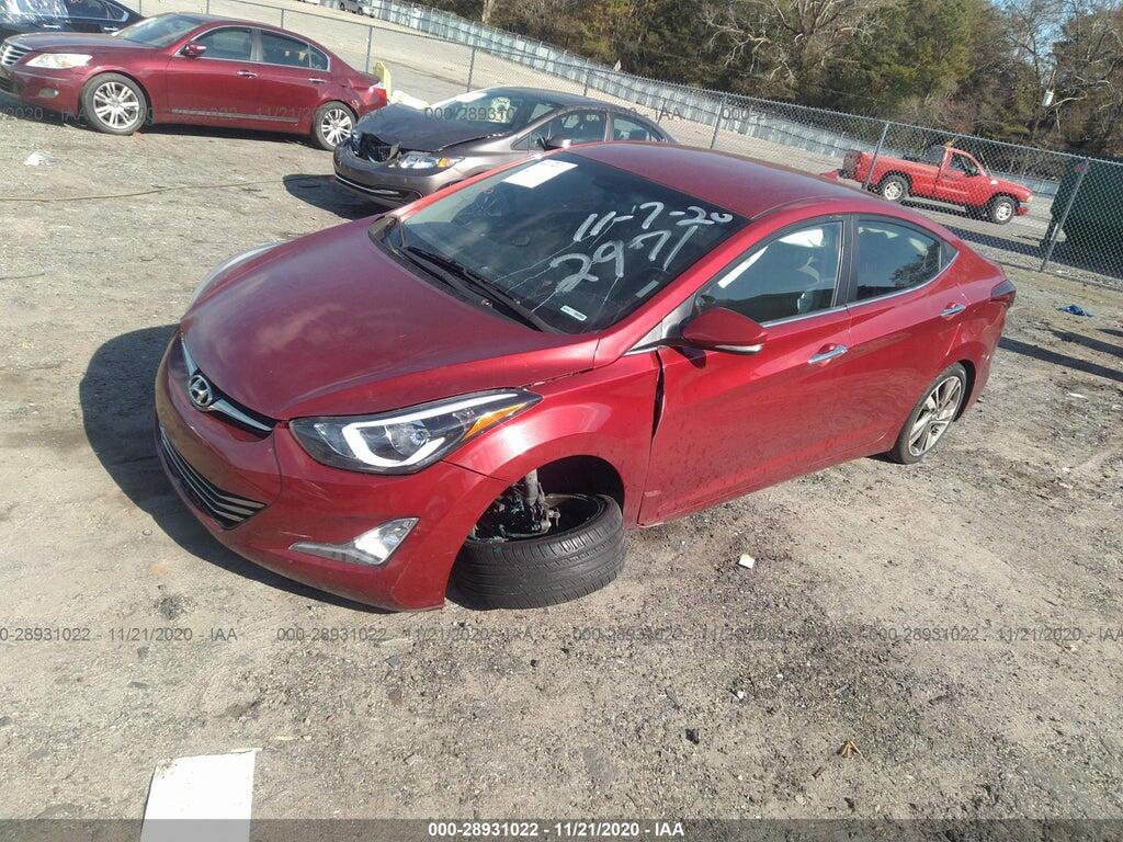 5NPDH4AE3EH482971 2014 HYUNDAI ELANTRA photo no. 2
