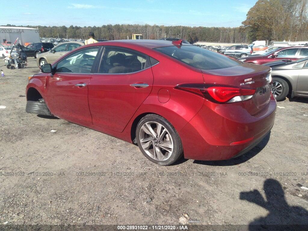 5NPDH4AE3EH482971 2014 HYUNDAI ELANTRA photo no. 3