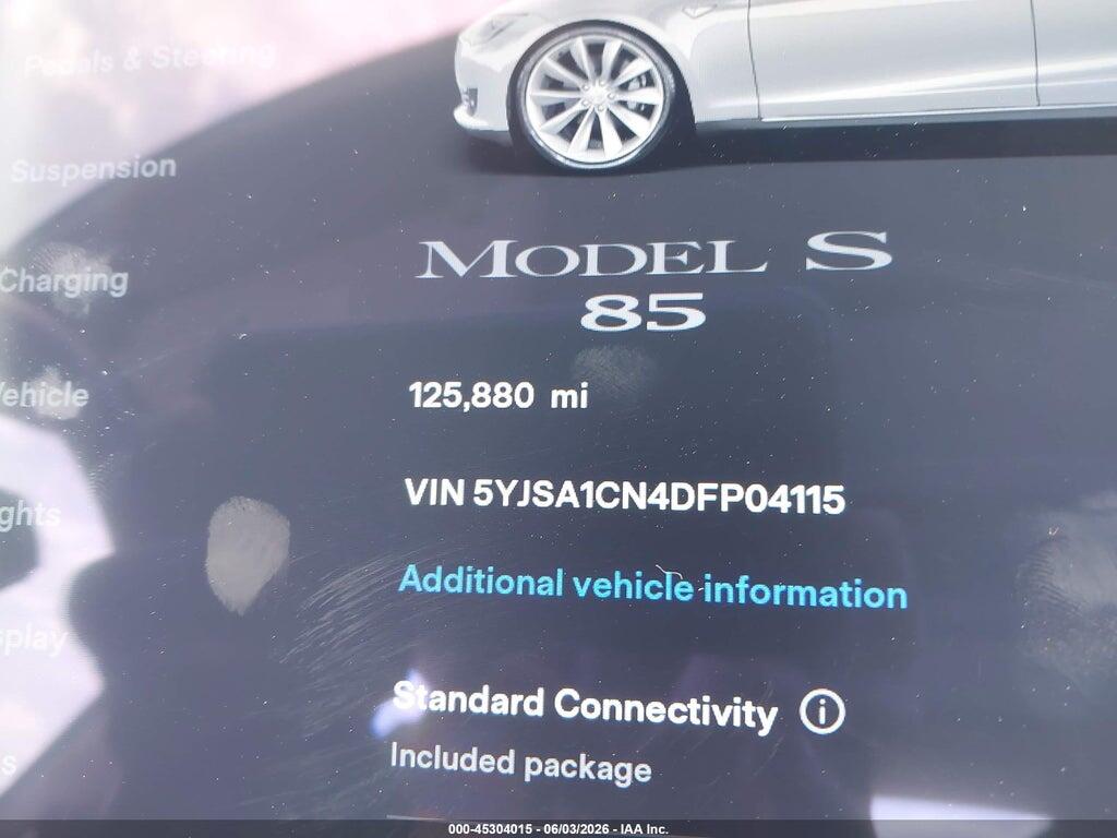 5YJSA1CN4DFP04115 2013 TESLA MODEL S photo no. 7