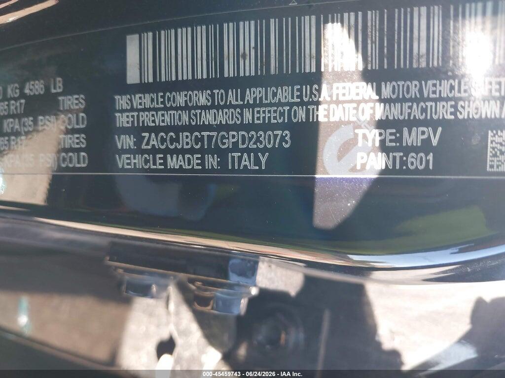 ZACCJBCT7GPD23073 2016 JEEP RENEGADE photo no. 9