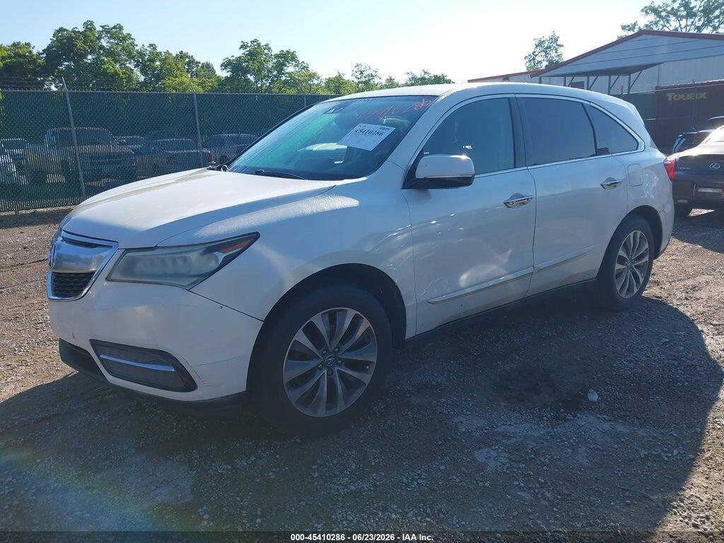 5FRYD3H48EB005549 2014 ACURA MDX photo no. 2