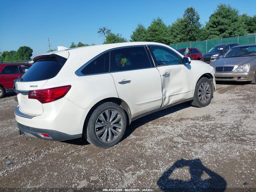 5FRYD3H48EB005549 2014 ACURA MDX photo no. 4