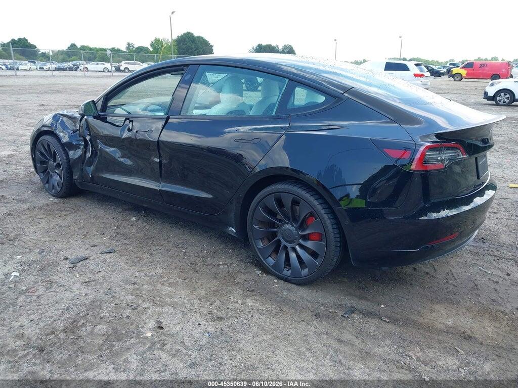 5YJ3E1EC2NF233071 2022 TESLA MODEL 3 photo no. 3