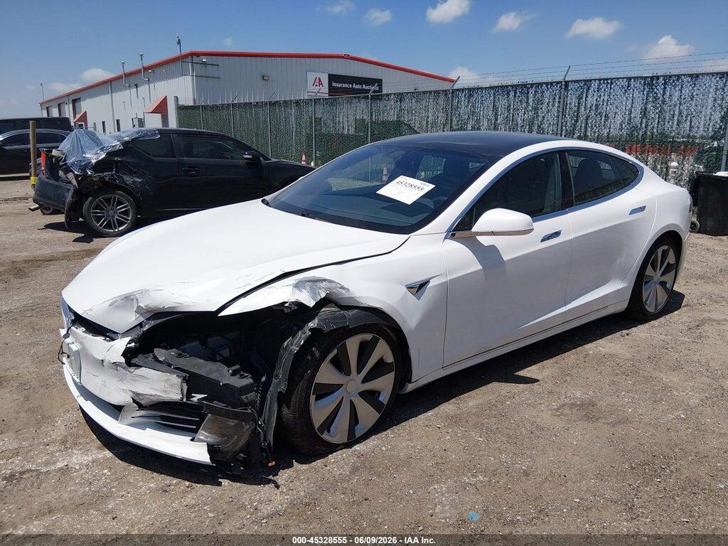 5YJSA1E22MF419187 2021 TESLA MODEL S photo no. 2