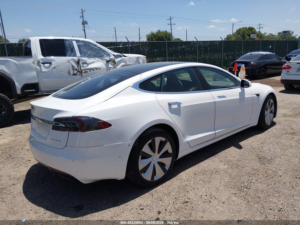 5YJSA1E22MF419187 2021 TESLA MODEL S photo no. 4
