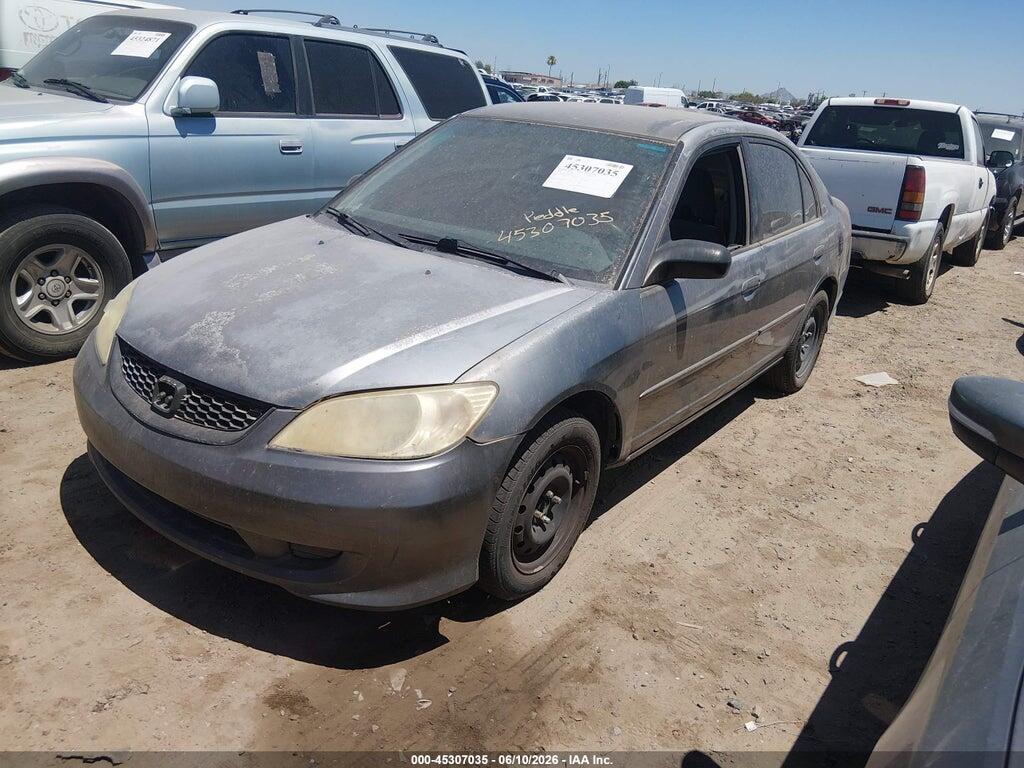2HGES16555H602843 2005 HONDA CIVIC photo no. 2
