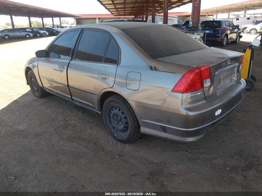 2HGES16555H602843 2005 HONDA CIVIC photo no. 3