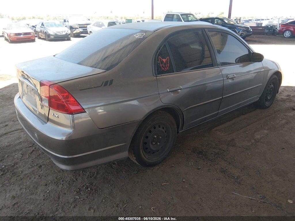 2HGES16555H602843 2005 HONDA CIVIC photo no. 4