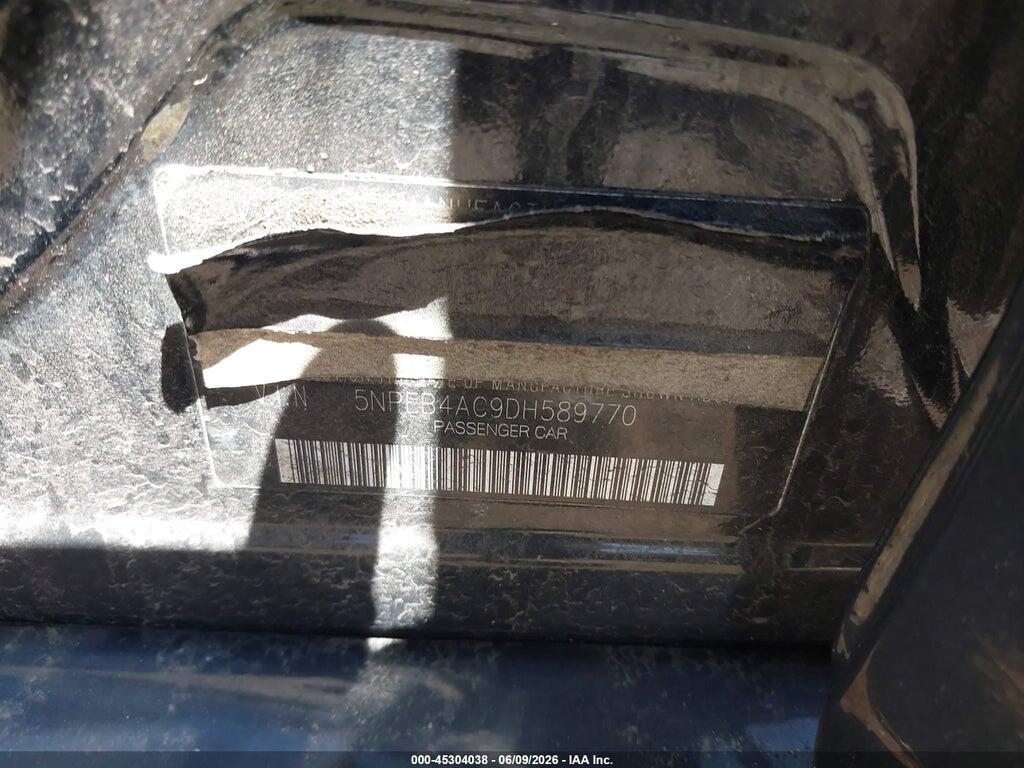 5NPEB4AC9DH589770 2013 HYUNDAI SONATA photo no. 9
