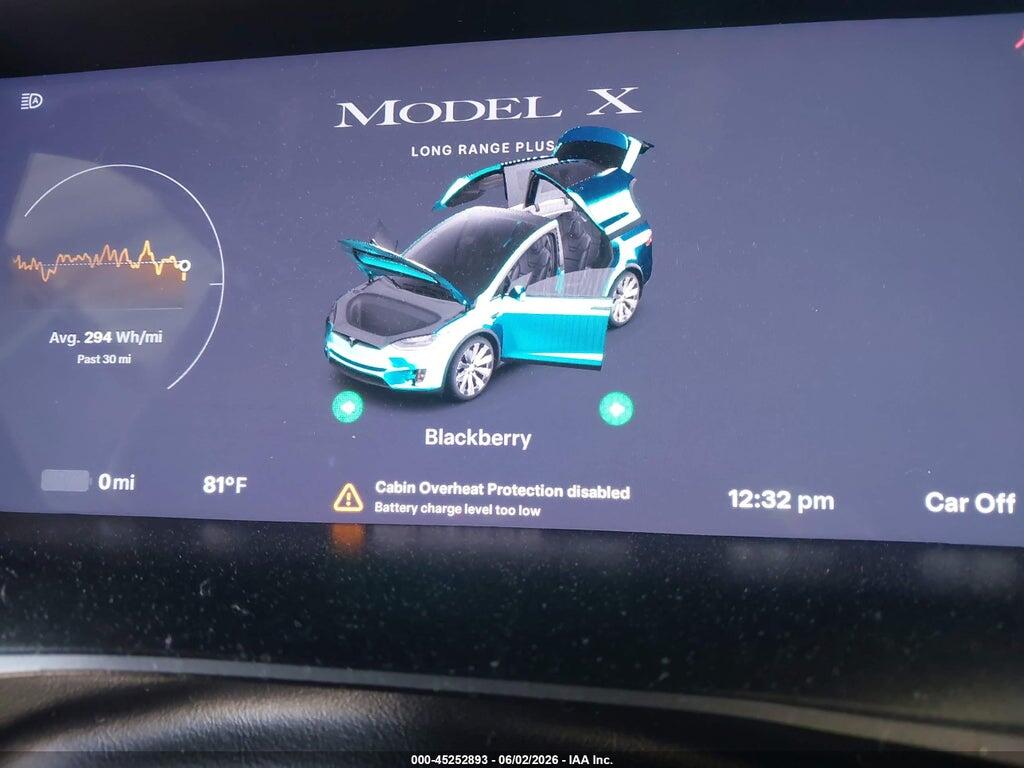 5YJXCBE2XLF263811 2020 TESLA MODEL X photo no. 7